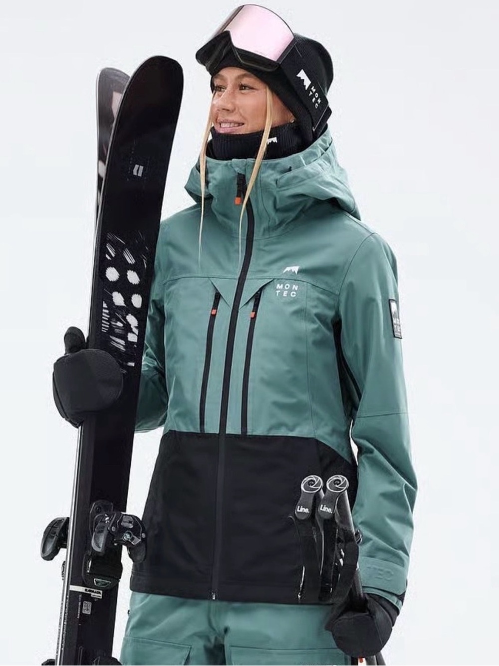Montec Moss W — Ski Jacket Women Atlantic/Black. Size XS